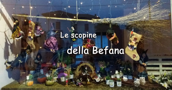 Le scope scacciaguai della Befana per il nuovo anno