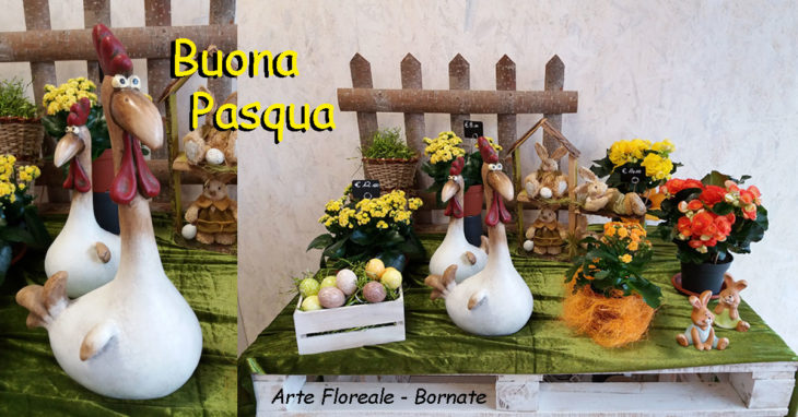 Pasqua 2018 Arte Floreale Fioristi Bornate Serravalle Sesia